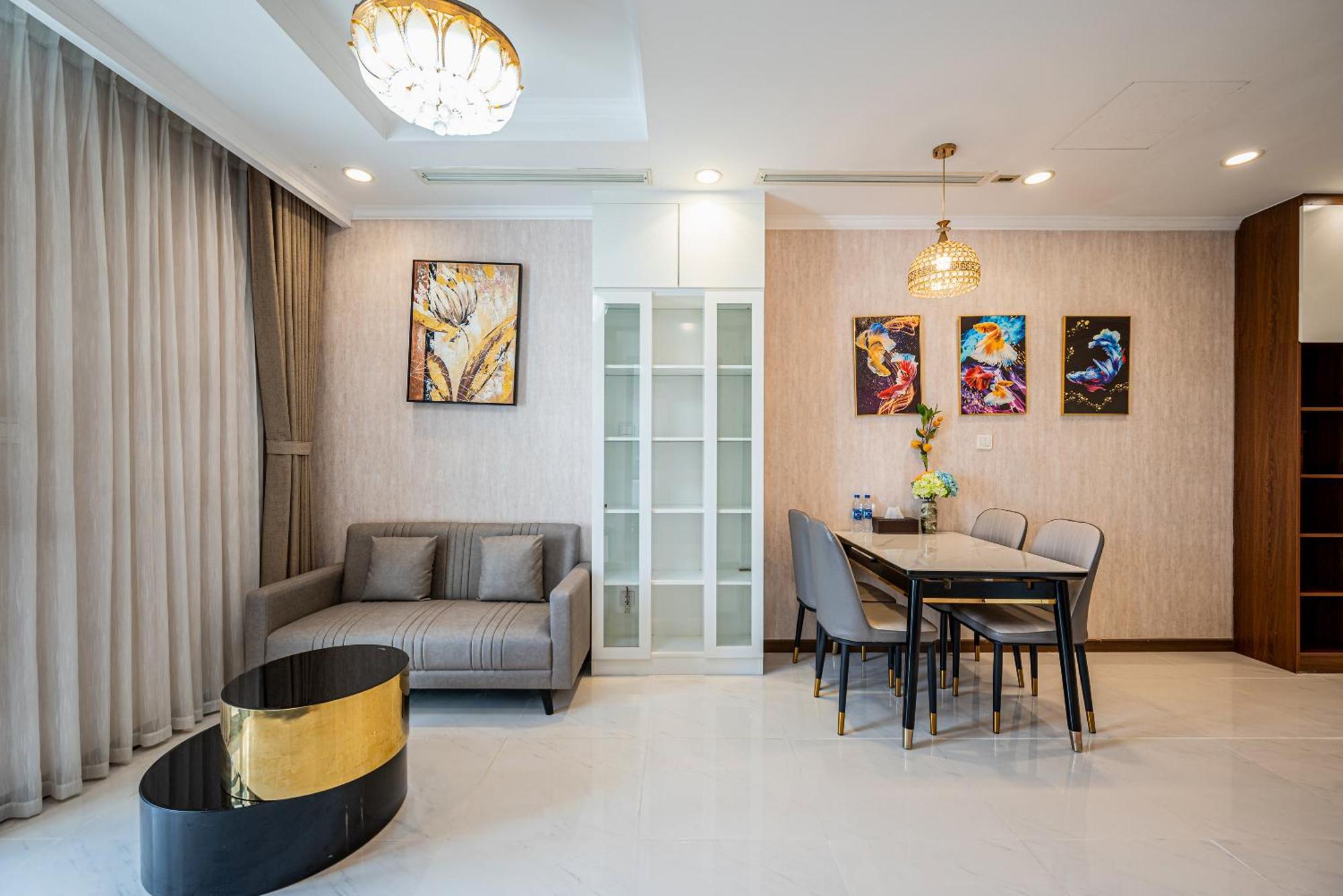 Luxury Apartment At Vinhomes Central Park Хошимин Екстериор снимка